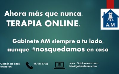 Terapia online porque #nosquedamosencasa.